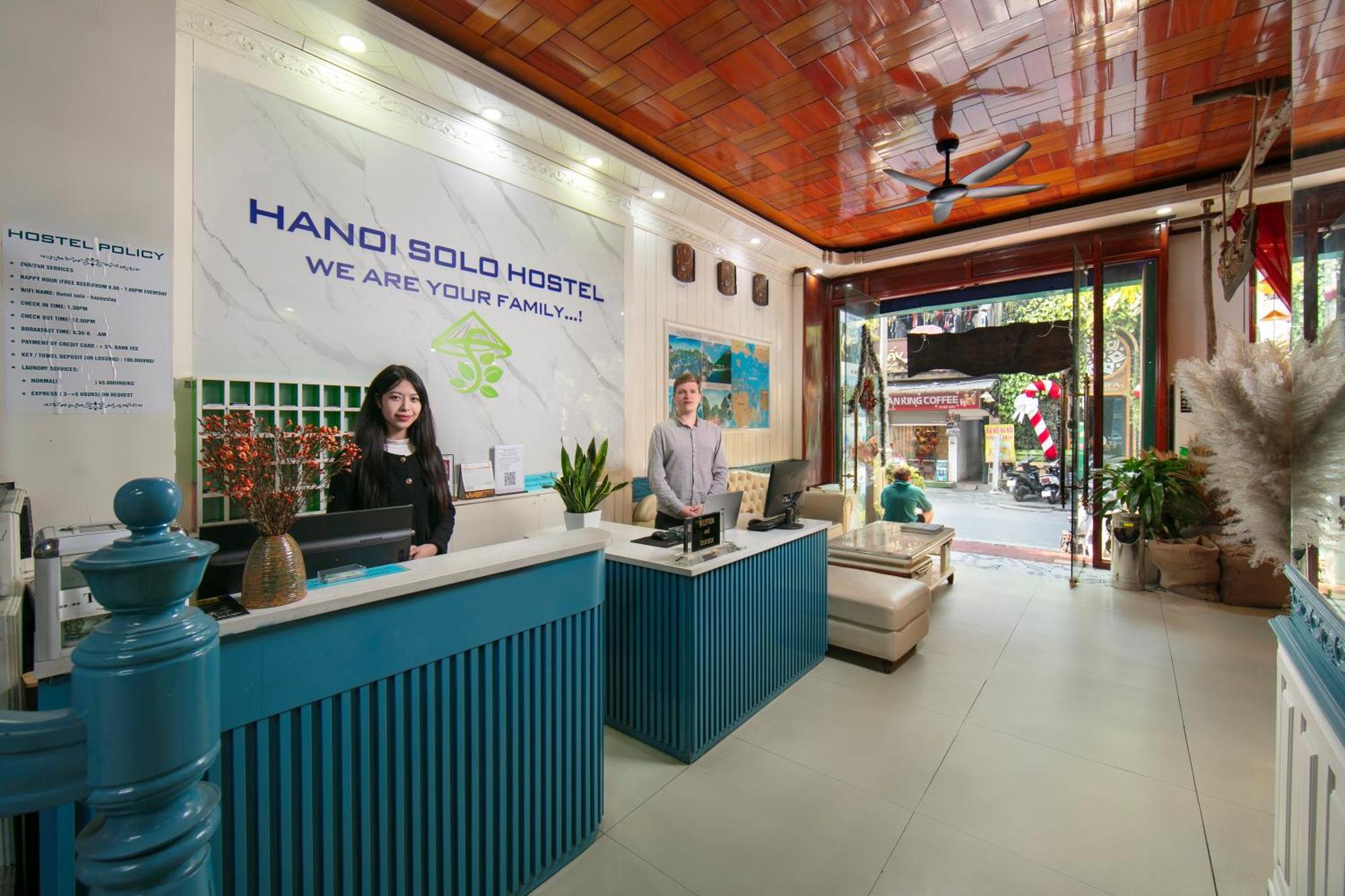 Hanoi Solo Hostel Exteriör bild