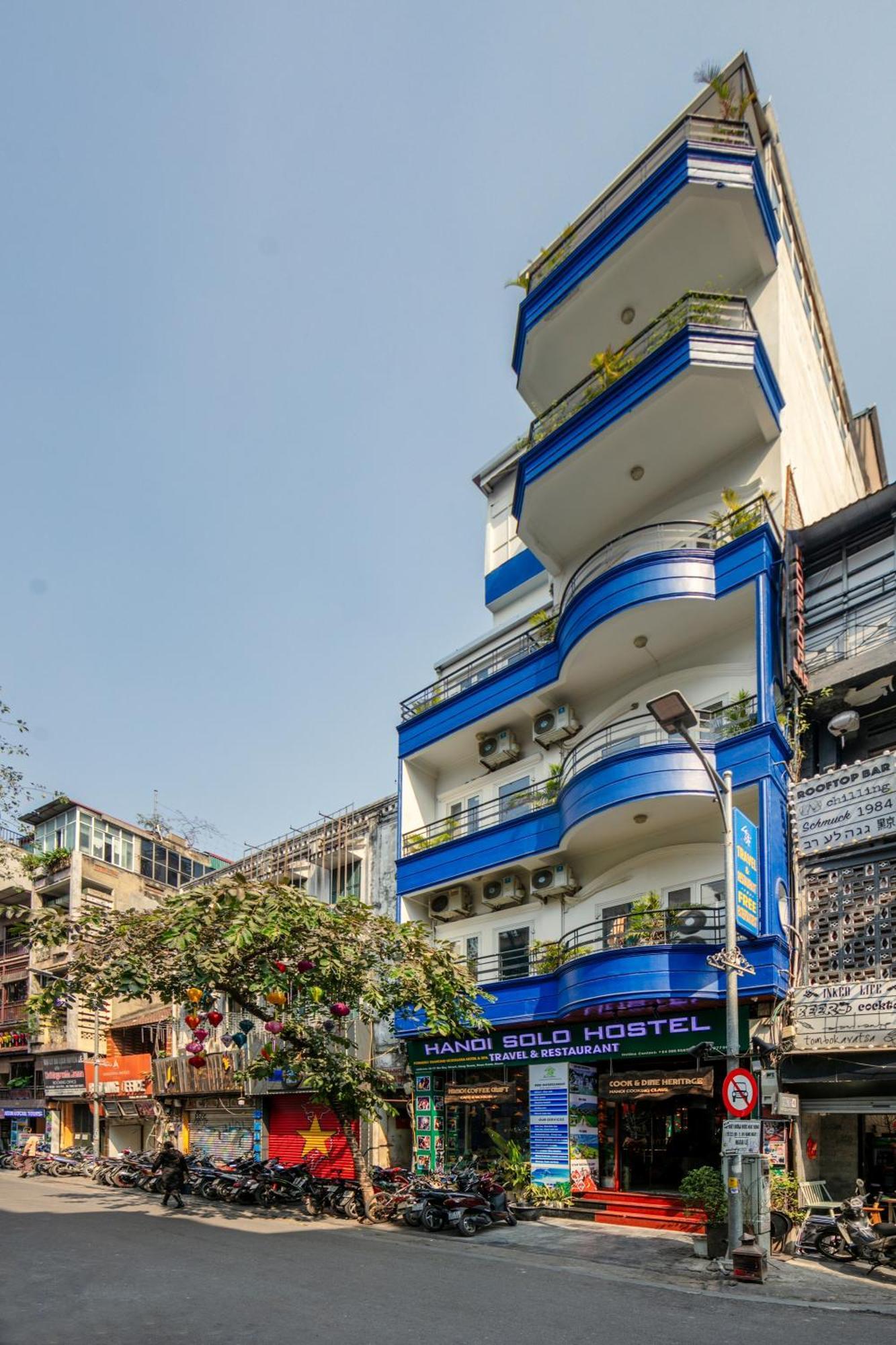 Hanoi Solo Hostel Exteriör bild